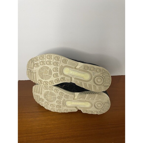 Adidas ZX Flux Core Torsion Black Women Size US 7 Cheetah Leather Suede - Picture 5 of 8